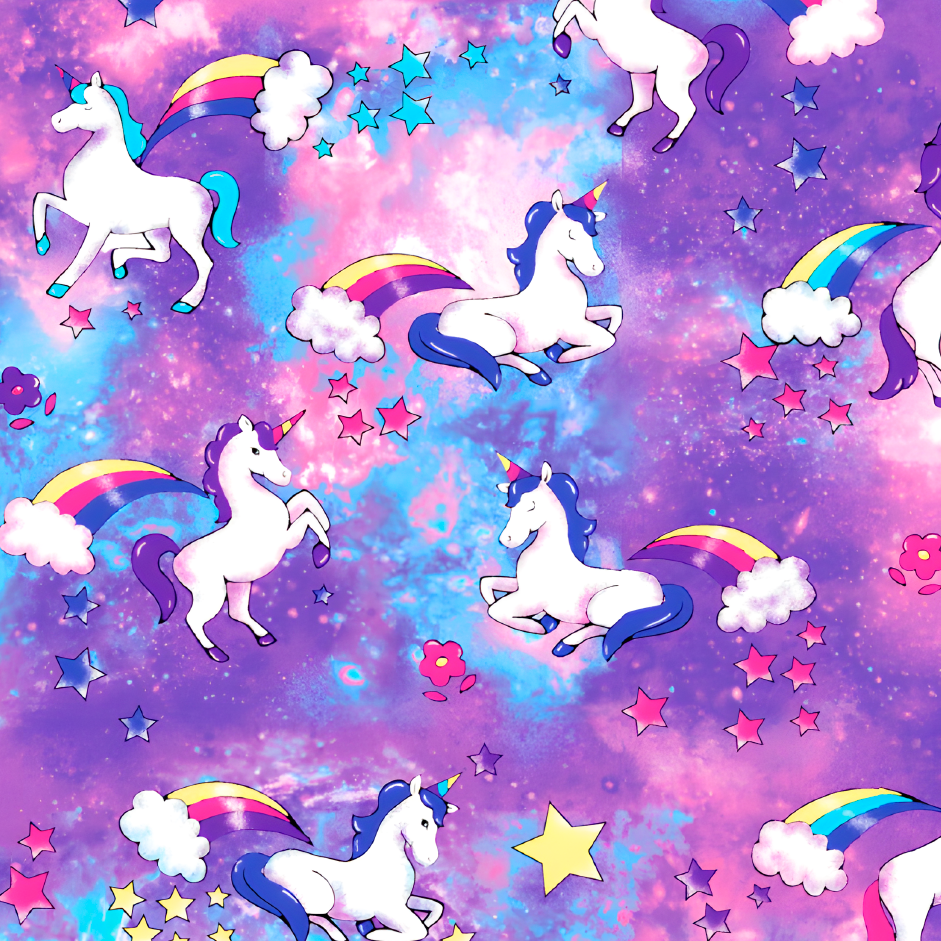 BRUSH ESTAMPADO UNICORNIOS GALAXIA
