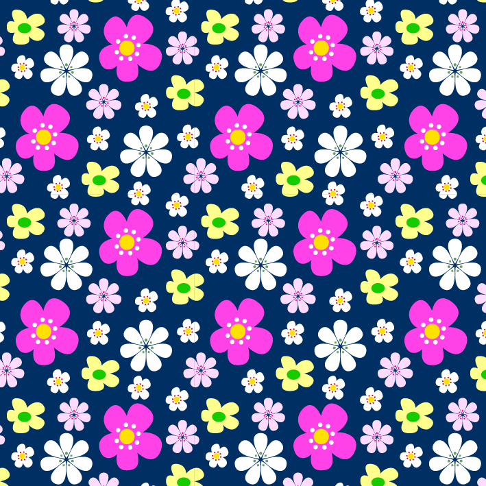 LIVERPOOL ESTAMPADO FLORES DE COLORES F/AZUL NAVY