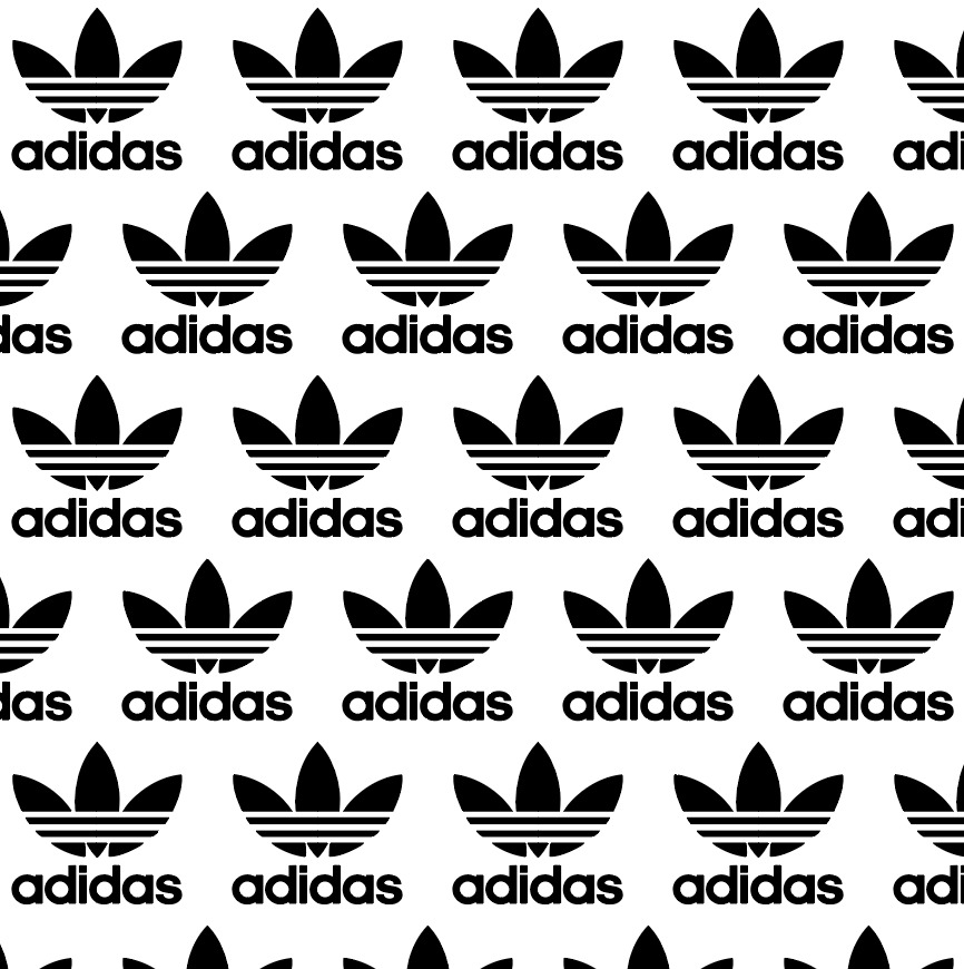 BRUSH ESTAMPADO ADIDAS FONDO BLANCO