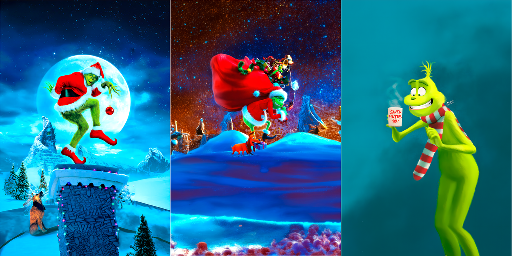 BRUSH ESTAMPADO FRENTE GRINCH ADULTO 1