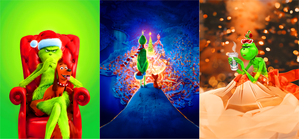 BRUSH ESTAMPADO FRENTE GRINCH ADULTO 2