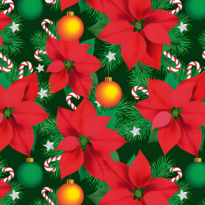 BRUSH ESTAMPADO NAVIDAD PASTORAS ROJAS