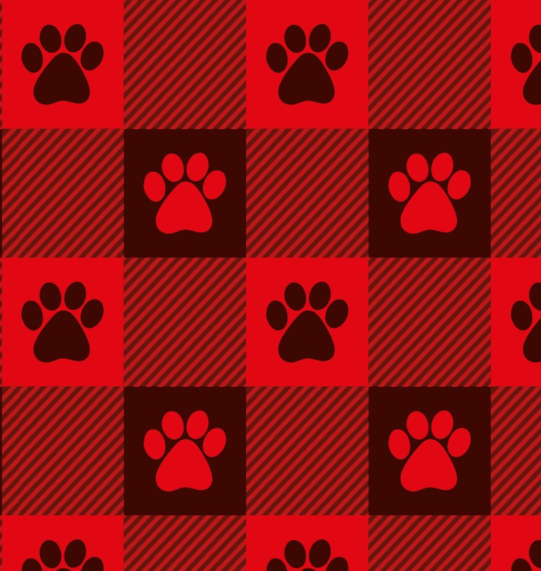 BRUSH ESTAMPADO HUELLITAS