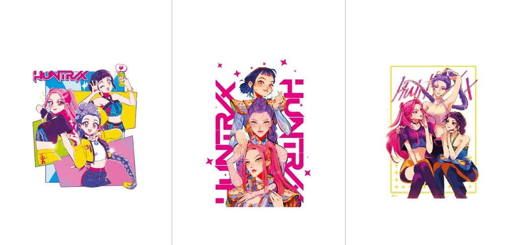 BRUSH ESTAMPADO FRENTES KPOP DEMON HUNTERS ADULTOS 1