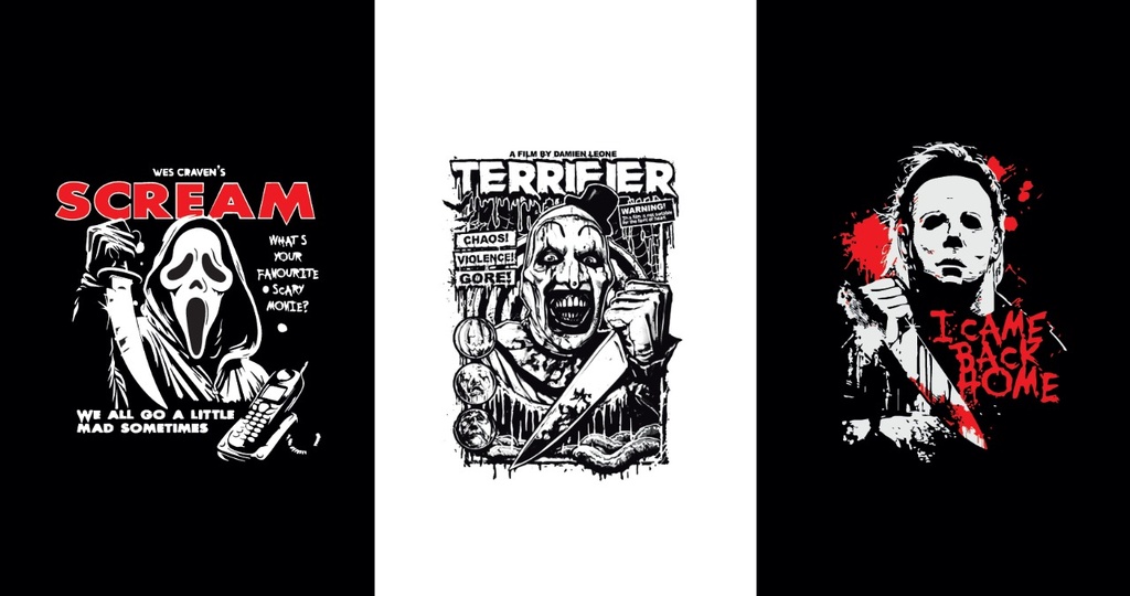 BRUSH ESTAMAPADO FRENTES PELICULAS DE TERROR