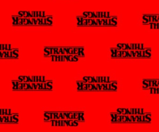 BRUSH ESTAMPADO STRAGER THINGS ROJO