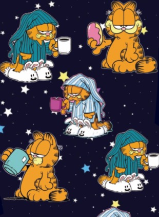 BRUSH ESTAMPADO GARFIELD PEREZOSO