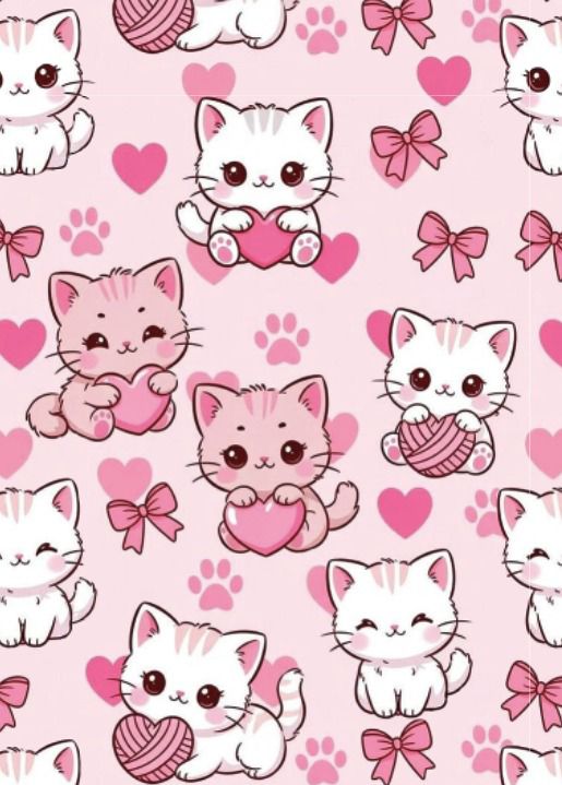 BRUSH ESTAMPADO GATITA CON LAZOS