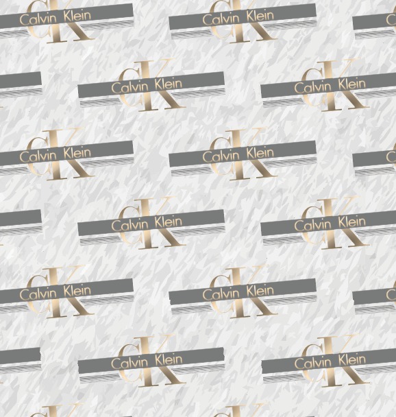BRUSH ESTAMPADO CALVIN KEIN LETRA DORADA