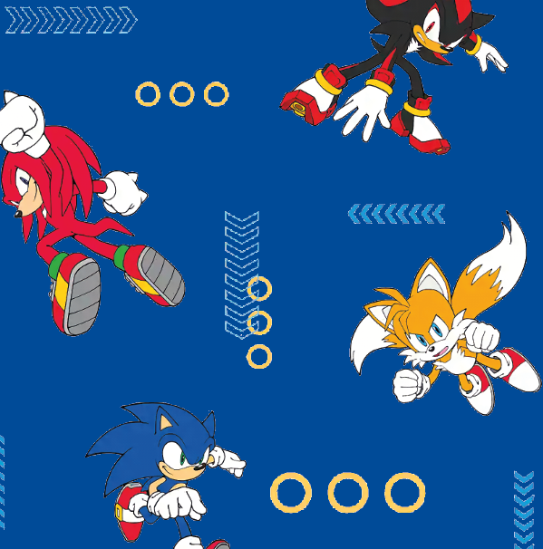 BRUSH ESTAMPADO SONIC CIRCULITOS