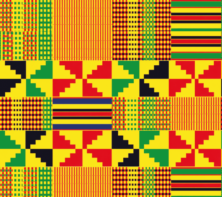 BRUSH ESTAMPADO RAYAS & CUADROS AFRICANOS