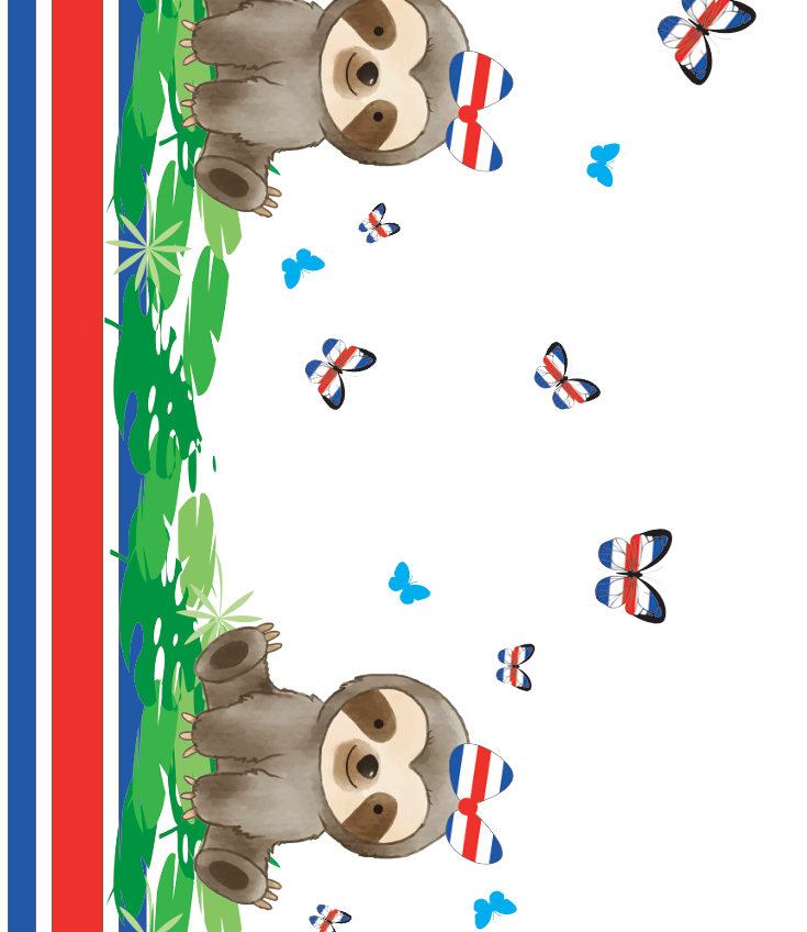 TROPICAL ESTAMPADO PATRIOTICO