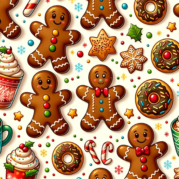 VELVET ESTAMPADO GALLETITAS NAVIDEÑAS1000