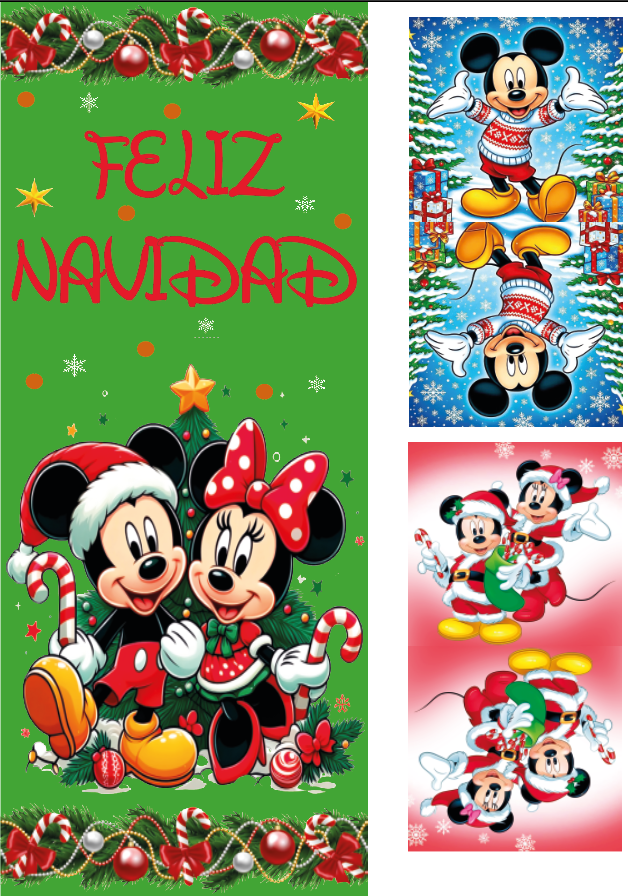 BRUSH ESTAMPADO FORRO PARA PUERTA & ALMOHADONES MICKEY & MINNIE