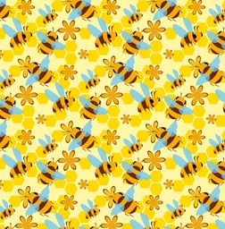 [AAB1000] BRUSH ESTAMPADO ABEJAS