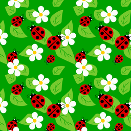[AQU1000] BRUSH ESTAMPADO MARIQUITA FONDO VERDE