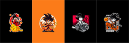 [FDB1000] BRUSH ESTAMPADO FRENTES DRAGON BALL NIÑO