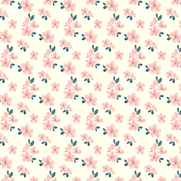 [STF1001] SATIN ESTAMPADO FLORES PEQUEÑAS FONDO CHAMPAN