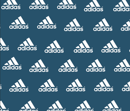 [MAD1002] BRUSH ESTAMPADO ADIDAS FONDO AZUL
