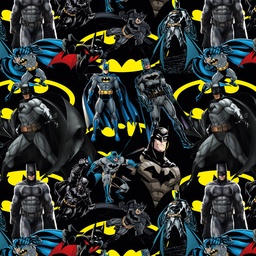 [VBT1001] BRUSH ESTAMPADO BATMAN FONDO LOGOS AMARILLOS
