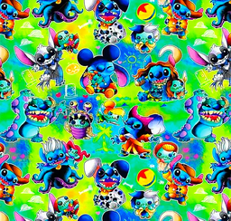 [VST1001] BRUSH ESTAMPADO STITCH DISFRACES FONDO COLORES