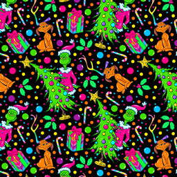 [NGR1011] BRUSH ESTAMPADO GRINCH COLORIDO