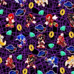 [VSC1009] BRUSH ESTAMPADO SONIC AROS MORADOS