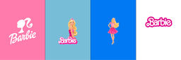 [FBB1001] BRUSH ESTAMPADO FRENTES BARBIE 2 NIÑA