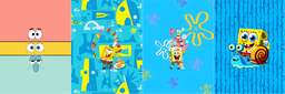[FSB1000] BRUSH ESTAMPADO FRENTES BOB ESPONJA NIÑO