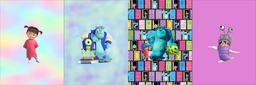 [FMO1000] BRUSH ESTAMPADO FRENTES MONSTER INC BOO NIÑO
