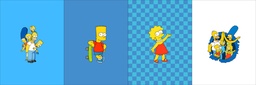 [FSP1000] BRUSH ESTAMPADO FRENTES LOS SIMPSONS NIÑO