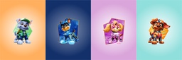 [FPA1002] BRUSH ESTAMPADO FRENTES PAW PATROL NIÑO