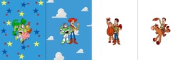 [FTS1000] BRUSH ESTAMPADO FRENTES TOY STORY NIÑO