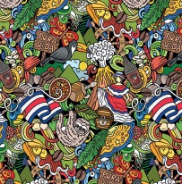 [FLO1082] BRUSH ESTAMPADO MIX CULTURAL