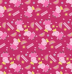 [APP1000] BRUSH ESTAMPADO PEPA PIG FUCSIA