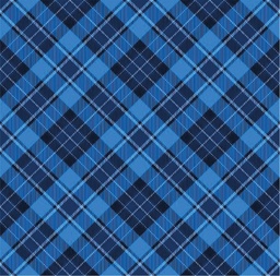 [NCR1014] BRUSH ESTAMPADO ROMBOS AZUL