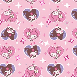 [DHK1010] BRUSH ESTAMPADO HELLO KITTY CORAZONES