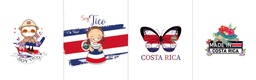 [FPT1001] BRUSH ESTAMPADO FRENTES PATRIOTICOS NIÑOS