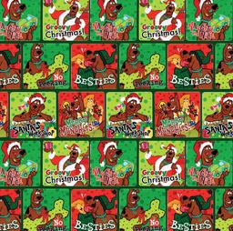 [NSD1000] BRUSH ESTAMPADO NAVIDAD SCOOBY DOO