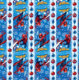 [NHA1002] BRUSH ESTAMPADO NAVIDEÑO SPIDER-MAN CELESTE
