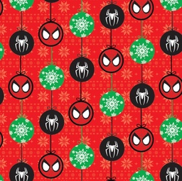 [NHA1003] BRUSH ESTAMPADO NAVIDEÑO SPIDER-MAN ROJO