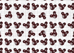 [NMK1026] BRUSH ESTAMPADO FIGURA MICKEY MOUSE
