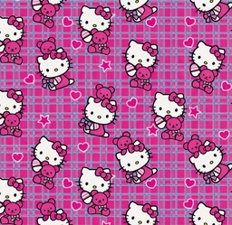 [DHK1014] BRUSH ESTAMPADO HELLO KITTY CUADROS