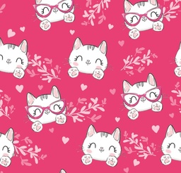 [AGA1003] BRUSH ESTAMPADO CARITA DE GATITO ROSADO