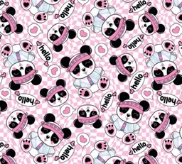 [DPD1001] BRUSH ESTAMPADO PANDA ROSA