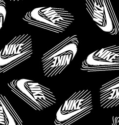 [MNK1004] BRUSH ESTAMPADA NIKE RAYADO NEGRO