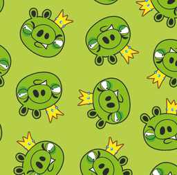 [VAB1003] BRUSH ESTAMPADO ANGRY BIRDS CERDITOS MALVADOS