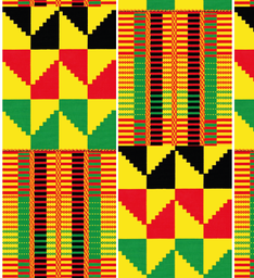 [FDN1037] BRUSH ESTAMPADO CARIBEÑO RAYAS ROJAS, VERDES & NEGRAS