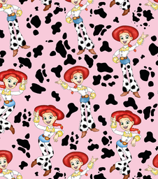 [DTS1001] BRUSH ESTAMPADO JESSIE FONDO ROSADO