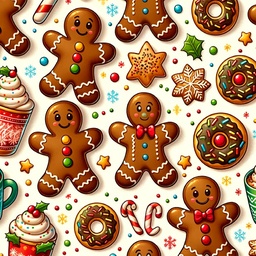 [VELGAL1000] VELVET ESTAMPADO GALLETITAS NAVIDEÑAS1000